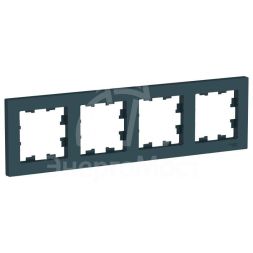 Рамка 4-м AtlasDesign универс. изумруд SchE ATN000804