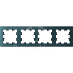 Рамка 4-м AtlasDesign универс. изумруд SchE ATN000804