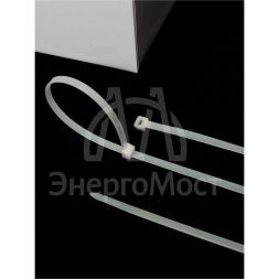 Хомут кабельный 4.8х500 нейл. бел. (уп.100шт) IEK UHH31-D048-500-100