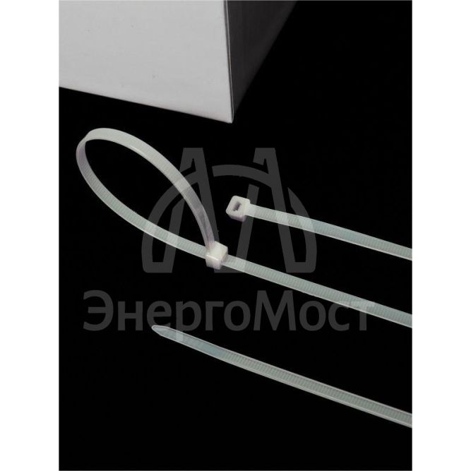 Хомут кабельный 4.8х500 нейл. бел. (уп.100шт) IEK UHH31-D048-500-100