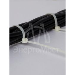 Хомут кабельный 4.8х500 нейл. бел. (уп.100шт) IEK UHH31-D048-500-100