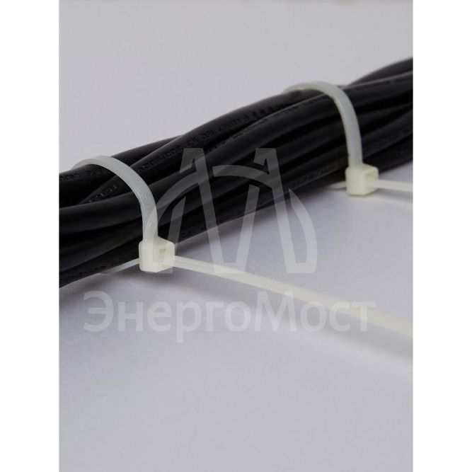 Хомут кабельный 4.8х500 нейл. бел. (уп.100шт) IEK UHH31-D048-500-100