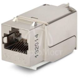 Вставка KJNE-8P8C-C5e-90-SH-F-WH RJ45(8P8C) кат. 5e экран. 110 IDC заделка с помощью NE-TOOL бел. Hyperline 46659