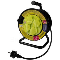 Удлинитель на катушке 4х20м с заземл. IP44 CRW-04-2000 ФАZА 5063839