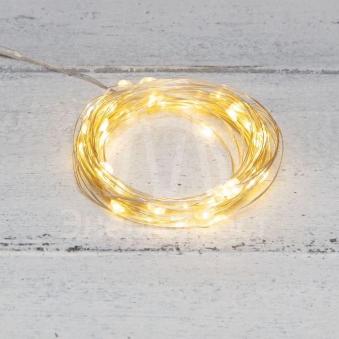 Гирлянда светодиодная &amp;quot;Роса&amp;quot; 10м 100LED тепл. бел. 1Вт IP20 USB Neon-Night 315-976
