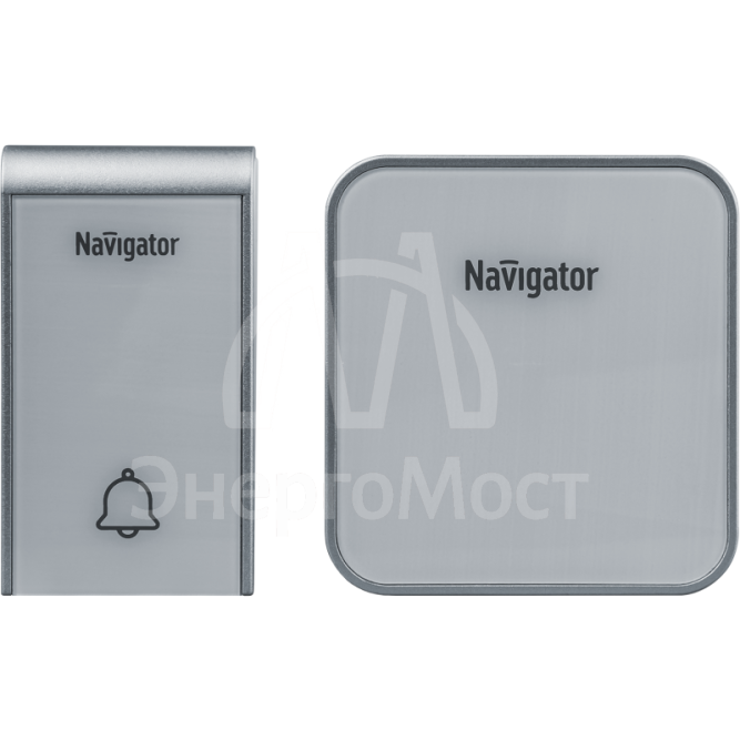 Звонок электрический NDB-D-AC06-1V1-WН NAVIGATOR 80509