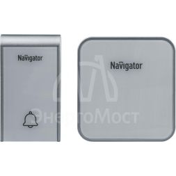 Звонок электрический NDB-D-AC06-1V1-WН NAVIGATOR 80509
