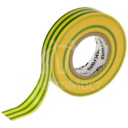 Изолента ПВХ профессиональная 0.18х19мм 20м желт./зел. (уп.10шт) Kranz KR-09-2807