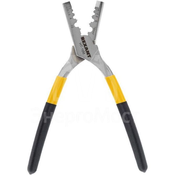 Пресс-клещи для обжима втулочных наконечников 0.5-16кв.мм (HT-16M) Rexant 12-3208