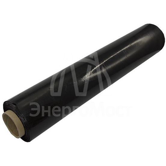 Стретч-пленка 500ммх20мкм 2.0кг черн. (первичное сырье) 19-5020