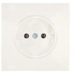 Розетка 1 мест. б/з ПБТ СП ZIMA IP20 16А безвинт. зажим слон. кость LEZARD 704-9088-121BQC