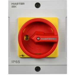 Переключатель кулачковый 40А (сх. 10) в боксе закрытая рукоятка авар. IEK MI-CS22-040-010