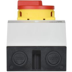 Переключатель кулачковый 40А (сх. 10) в боксе закрытая рукоятка авар. IEK MI-CS22-040-010