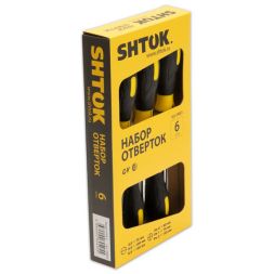 Набор отверток картон (6 предметов) (09903) SHTOK 376358