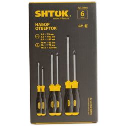 Набор отверток картон (6 предметов) (09903) SHTOK 376358