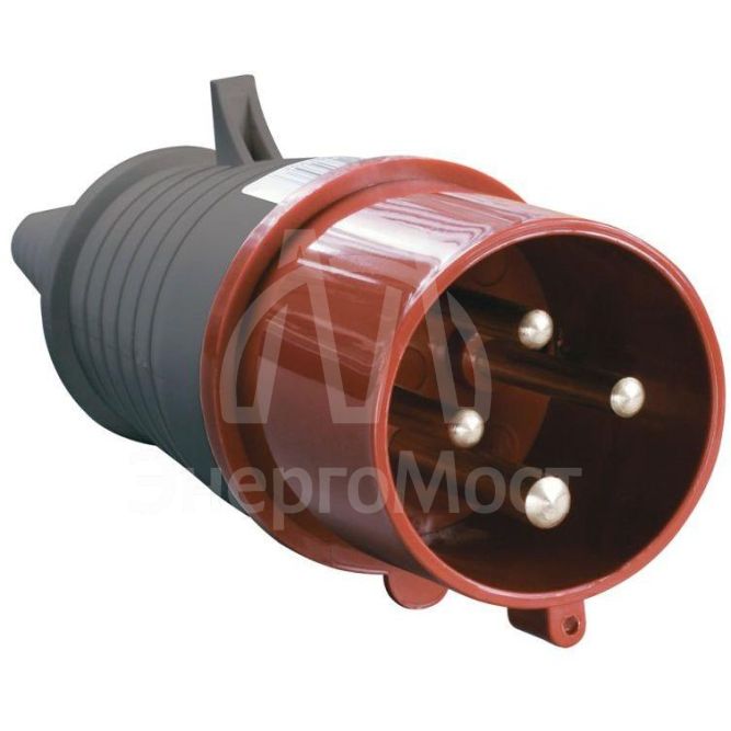 Вилка эл. каб. 32А 3P+PE 380В IP44 ССИ-024 IEK PSR02-032-4