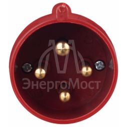 Вилка эл. каб. 32А 3P+PE 380В IP44 ССИ-024 IEK PSR02-032-4