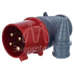 Вилка эл. каб. 32А 3P+PE 380В IP44 ССИ-024 IEK PSR02-032-4