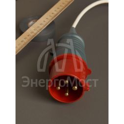 Вилка эл. каб. 32А 3P+PE 380В IP44 ССИ-024 IEK PSR02-032-4