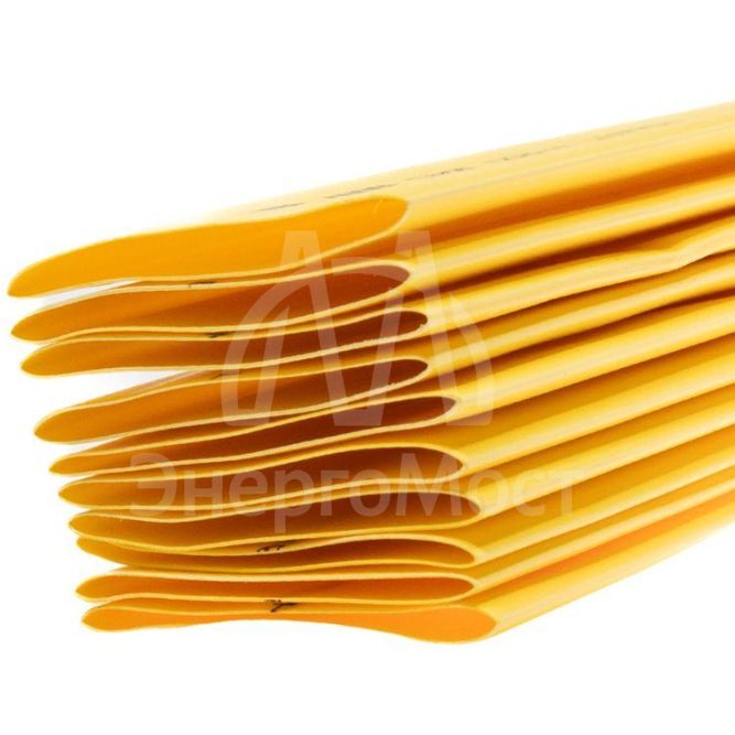 Трубка термоусадочная Н-1 40.0/20.0 1м желт. Rexant 24-0002