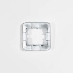 Рамка 1-м KARINA LIFE горизонт. мат. серебр. LEZARD 708-4300-146