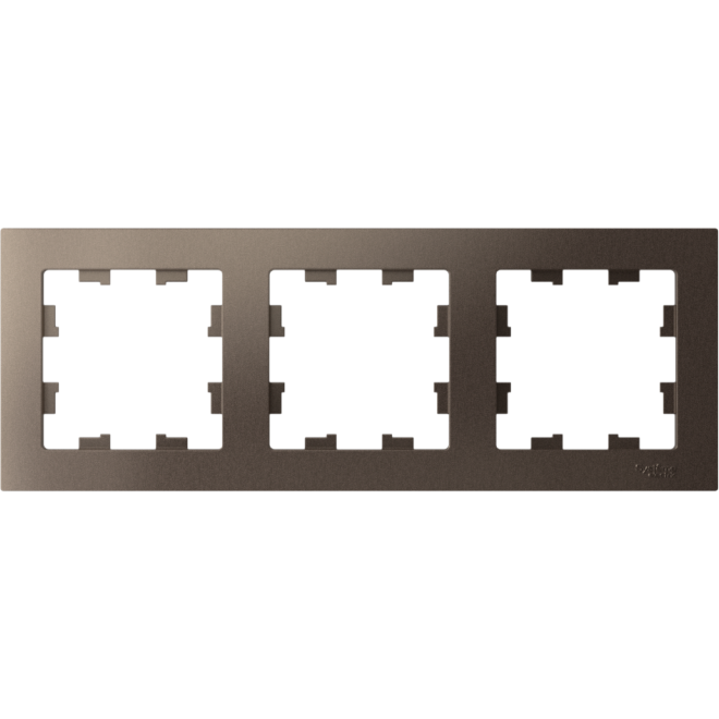 Рамка 3-м AtlasDesign универс. мокко SchE ATN000603