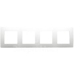 Рамка 4-м Etika бел. Leg 672504