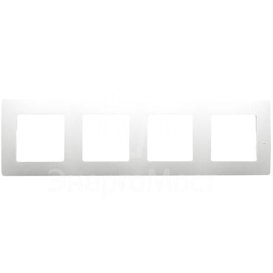 Рамка 4-м Etika бел. Leg 672504