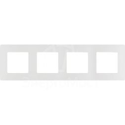 Рамка 4-м Etika бел. Leg 672504