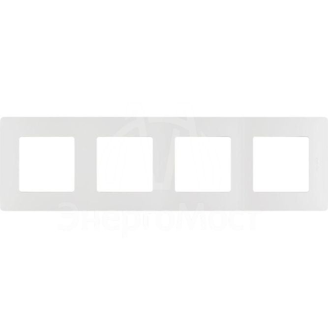 Рамка 4-м Etika бел. Leg 672504