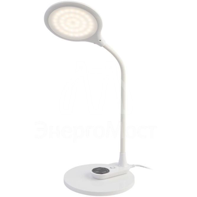 Светильник светодиодный NLED-498-10W-W настольный с основанием бел. ЭРА Б0052774