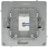 Розетка компьютерная 1-м KANT RJ45 кат.6A без шторки бел. песок DKC 7010673