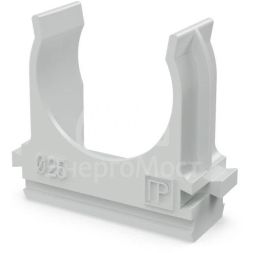 Держатель для труб (клипса) d25мм полистирол Промрукав PR.02725