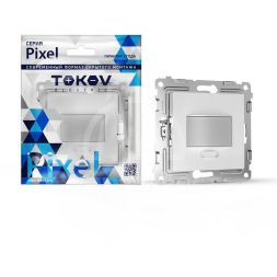 Датчик движения СП Pixel IP20 механизм бел. TOKOV ELECTRIC TKE-PX-P1IS-C01
