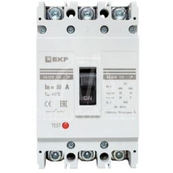 Выключатель автоматический 3п 100/50А 35кА ВА-99М PROxima EKF mccb99-100-50m