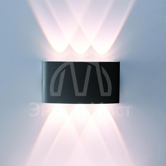 Светильник светодиодный архитектурный PWL-80160 6Вт 4000К BL IP54 фасадный черн. JazzWay 5039858