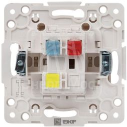 Механизм выключателя 1-кл. Стокгольм проходного 10А бел. PROxima EKF EYV10-025-10