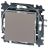 Выключатель 1-кл. СП Levit IP20 кофе макиато/бел. ABB 2CHH590145A6018