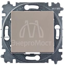 Выключатель 1-кл. СП Levit IP20 кофе макиато/бел. ABB 2CHH590145A6018