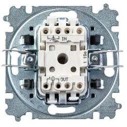 Выключатель 1-кл. СП Levit IP20 кофе макиато/бел. ABB 2CHH590145A6018