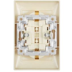 Розетка 2-м СП Valena 2К+З с заземл. нем. станд. сл. кость (DIY-упак.) Leg 695616