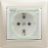 Механизм розетки 1-м СП Valena 2К+3 IP44 с защ. крышкой защ. шторки с заземл. нем. станд. бел. Leg 774220