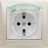 Механизм розетки 1-м СП Valena 2К+3 IP44 с защ. крышкой защ. шторки с заземл. нем. станд. бел. Leg 774220