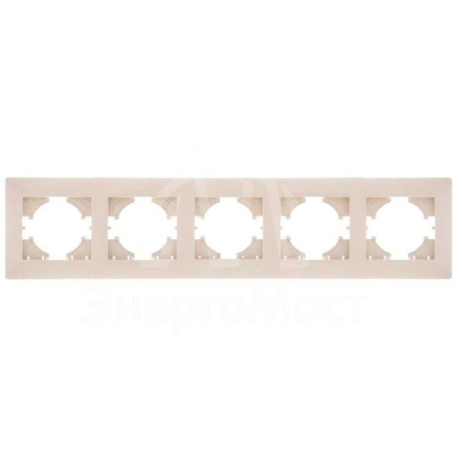 Рамка 5-м Bravo беж. GUSI С1050-003