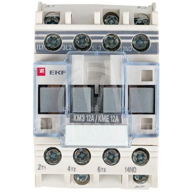 Контактор КМЭ 12А кат. 220В AC 1НЗ EKF ctr-s-12-220-nc