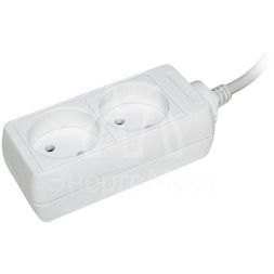 Удлинитель 2х5м без заземл. 10А IP20 У2 2P IEK WYP10-06-02-05-N