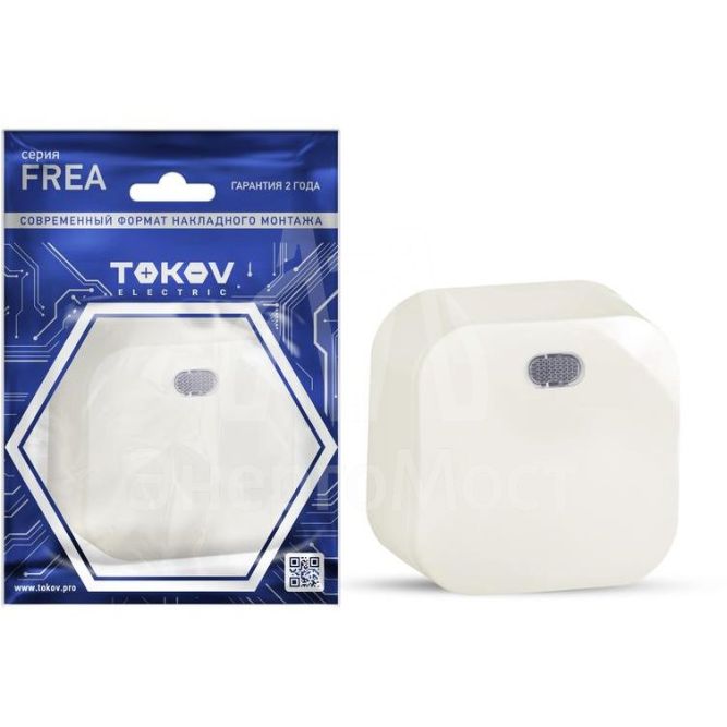Выключатель 1-кл. ОП Frea 10А IP20 250В с индикацией АБС-пластик беж. TOKOV ELECTRIC TKE-FR-V1I-C02
