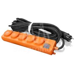 Удлинитель 5х30м с заземл. 16А IP44 У10-026 с выкл. с индик. КГ 3х1.5 розетки с защ. крышкой UNIVersal 9634140