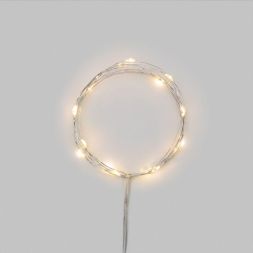 Гирлянда светодиодная Роса 2м 20 LED теплый бел. IP20 2хАА (в комплект не входят) Neon-Night 302-056