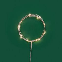 Гирлянда светодиодная Роса 2м 20 LED теплый бел. IP20 2хАА (в комплект не входят) Neon-Night 302-056